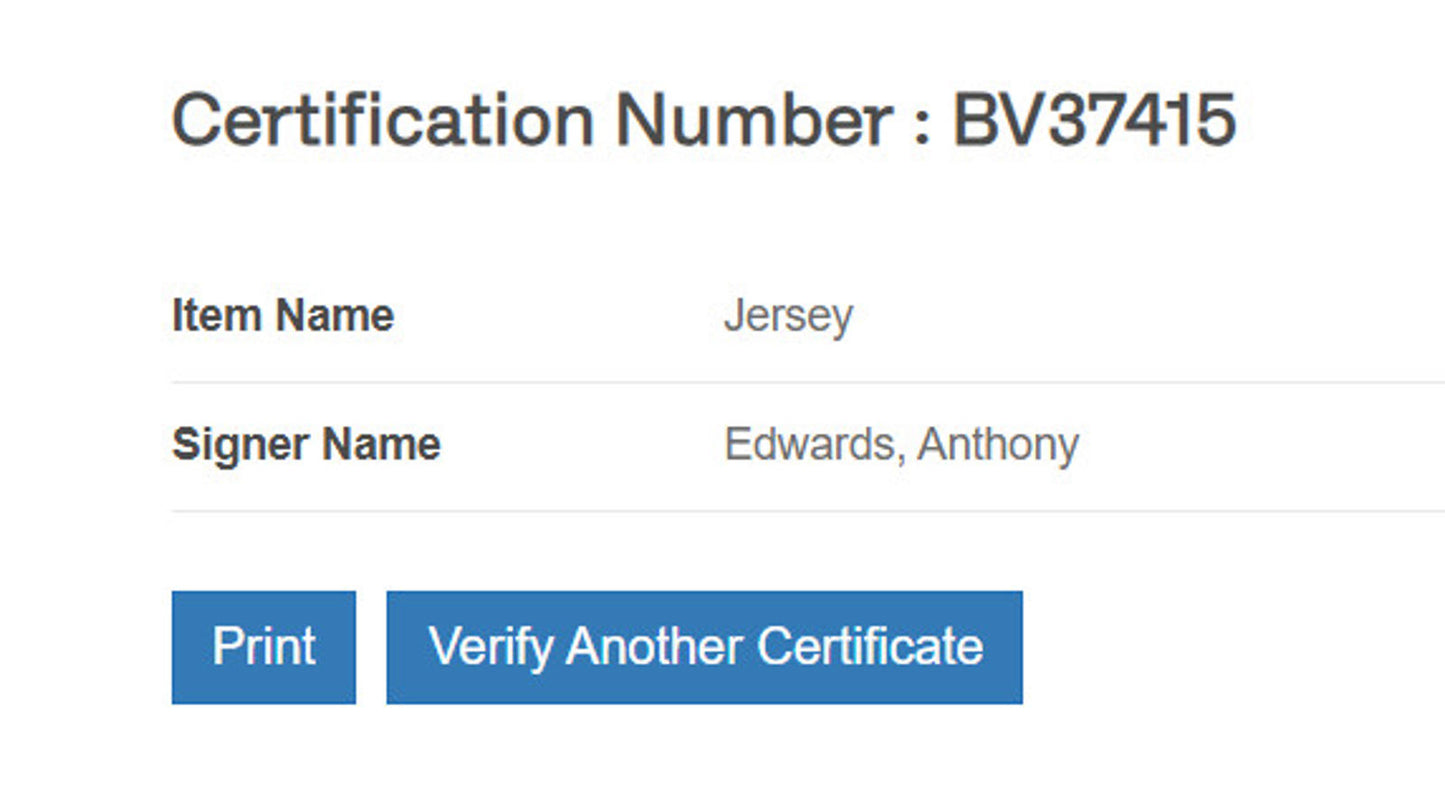 Anthony Edwards Signed Nike Jersey Framed W/ Beckett BAS COA Timberwolves Auto