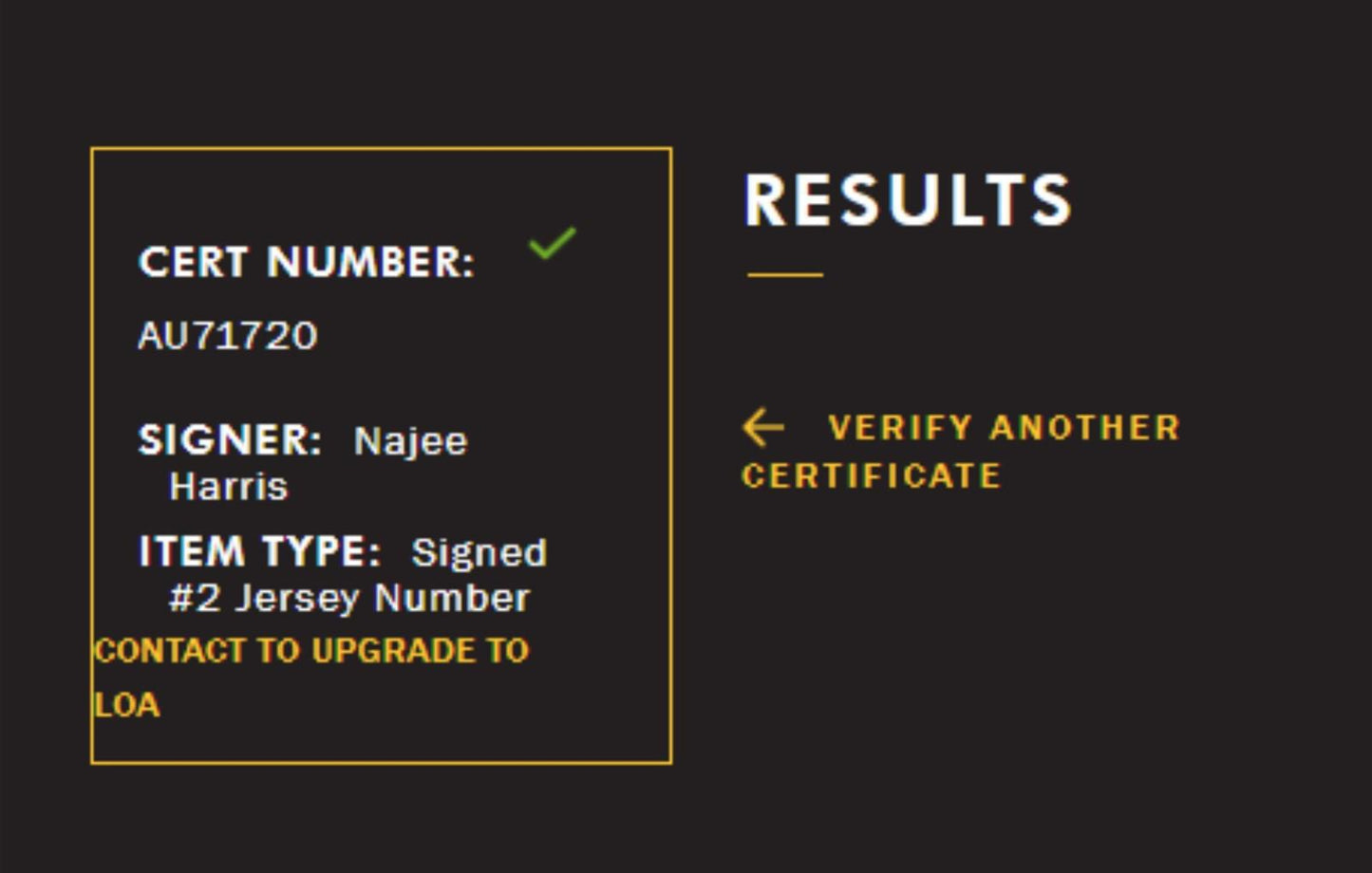 Najee Harris Signed Jersey Framed W/ JSA COA Pittsburgh Steelers Black Auto