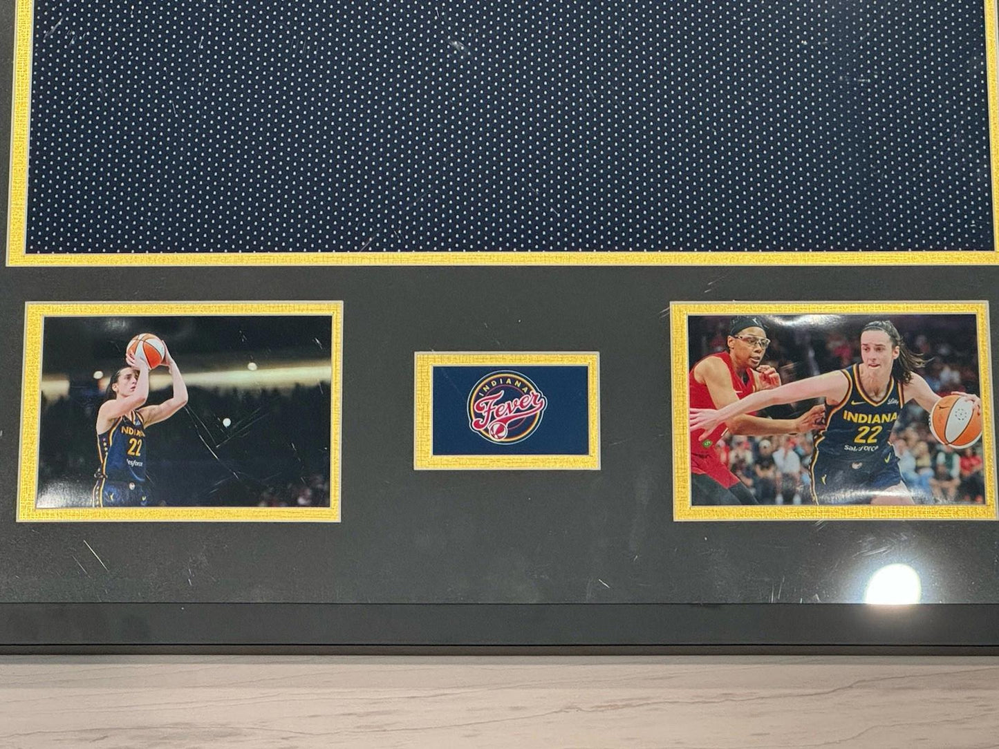 Caitlin Clark Signed Framed Indiana Fever Jersey W/COA 🔥