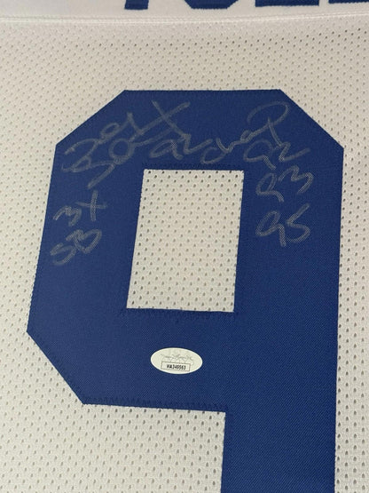 Tony Tolbert Signed Jersey Framed W/ JSA COA Dallas Cowboys White Auto Display
