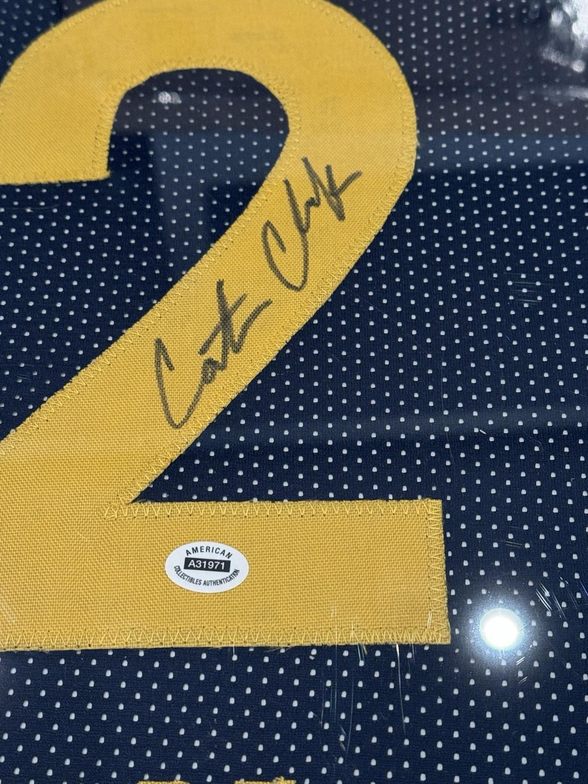 Caitlin Clark Signed Framed Indiana Fever Jersey W/COA 🔥