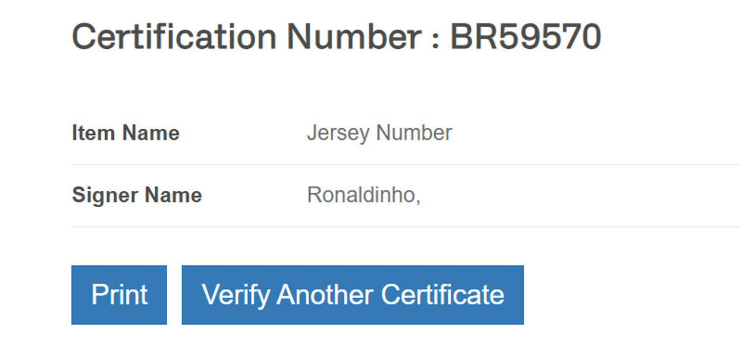 Ronaldinho Gaucho Signed Jersey Framed W/ Beckett BAS COA Barcelona FC Blue Auto
