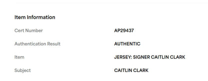 Caitlin Clark Signed Nike Jersey Framed W/ PSA COA Indiana Fever Navy Auto