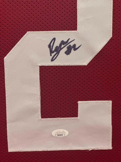 Ryan Williams Signed Jersey Framed W/ JSA COA Alabama Crimson Tide Red Auto