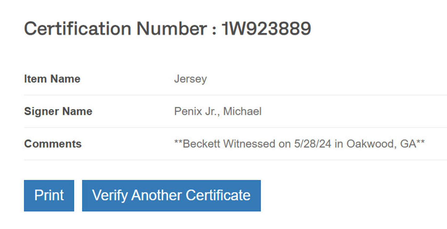 Michael Penix Jr. Signed Jersey Framed W/ Beckett BAS COA Atlanta Falcons Black