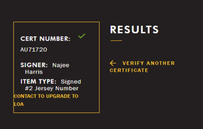 Najee Harris Signed Jersey Framed W/ JSA COA Pittsburgh Steelers Black Auto