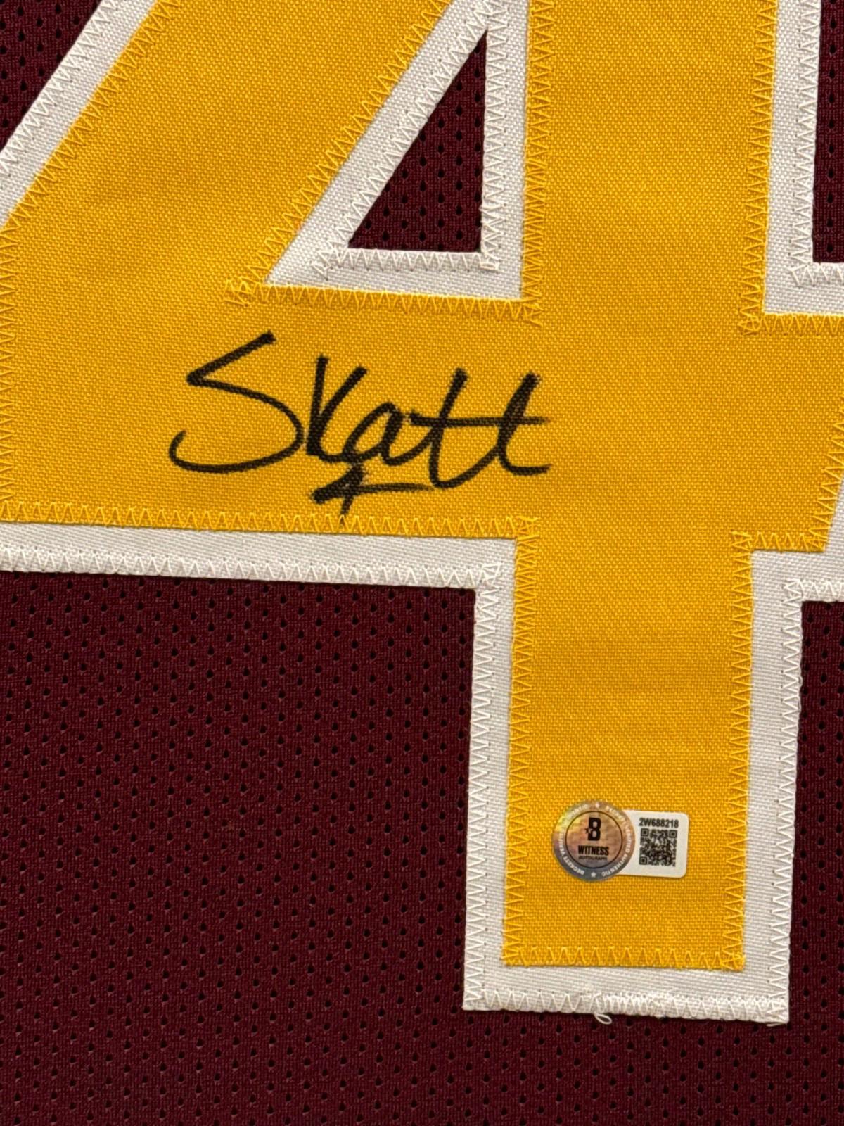 Cameron Skattebo Signed Jersey Framed W/ Beckett BAS COA Arizona State Red
