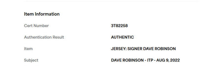 Dave Robinson Signed Jersey Framed W/ PSA COA Green Bay Packers Green Auto