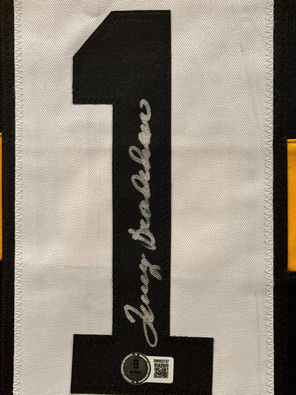 Terry Bradshaw Signed Jersey Framed W/ Beckett BAS COA Pittsburgh Steelers