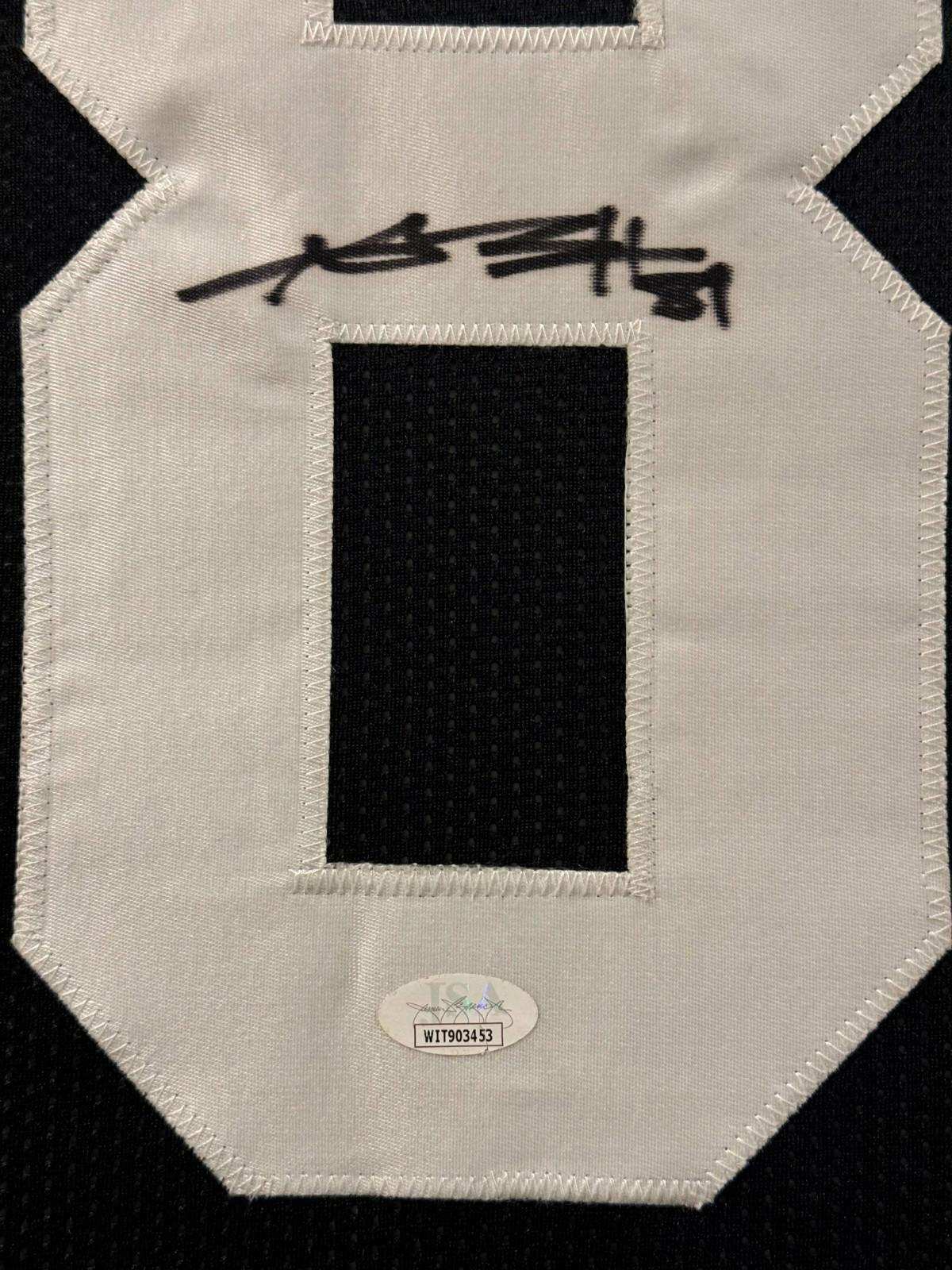 Antonio Brown Signed Jersey Framed W/ JSA COA Pittsburgh Steelers Black Auto