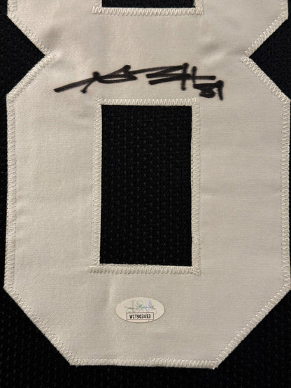 Antonio Brown Signed Jersey Framed W/ JSA COA Pittsburgh Steelers Black Auto