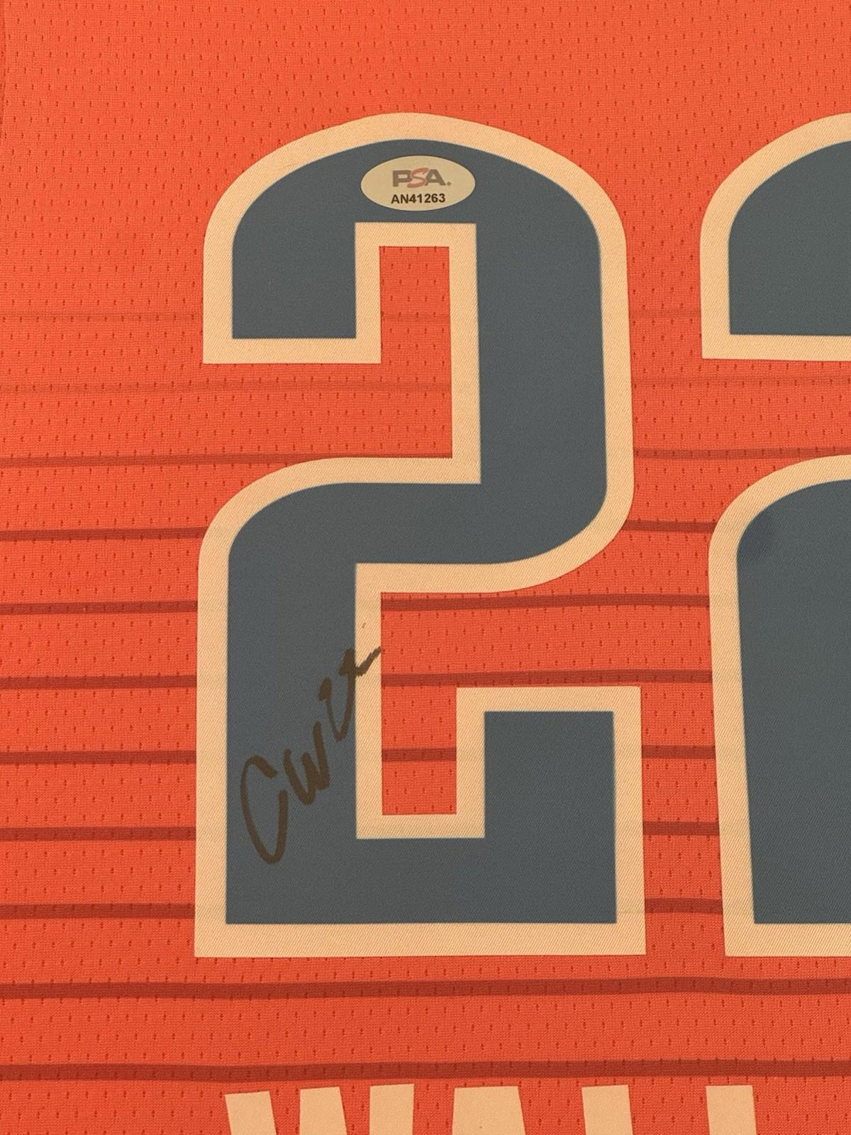 Cason Wallace Signed Jersey Framed Autographed W/ PSA COA Oklahoma City Thunder