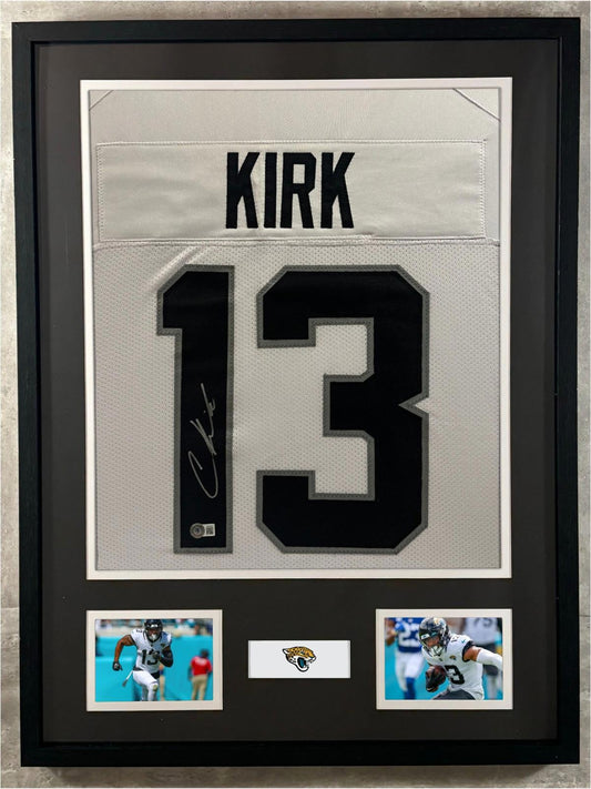 Christian Kirk Signed Jersey Framed W/ Beckett BAS COA Jacksonville Jaguars