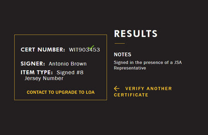 Antonio Brown Signed Jersey Framed W/ JSA COA Pittsburgh Steelers Black Auto