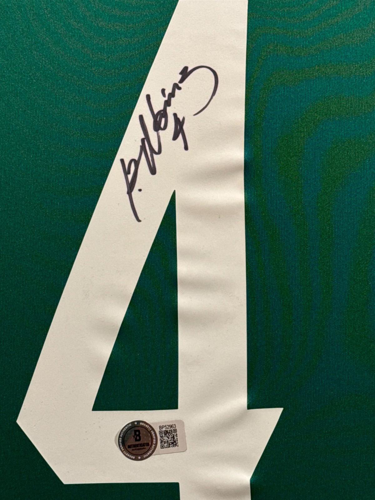 Rafael Marquez Signed Jersey Framed W/ Beckett BAS COA Mexico National Team