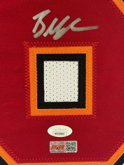 Baker Mayfield Signed Jersey Framed W/ JSA COA Tampa Bay Buccaneers White Auto