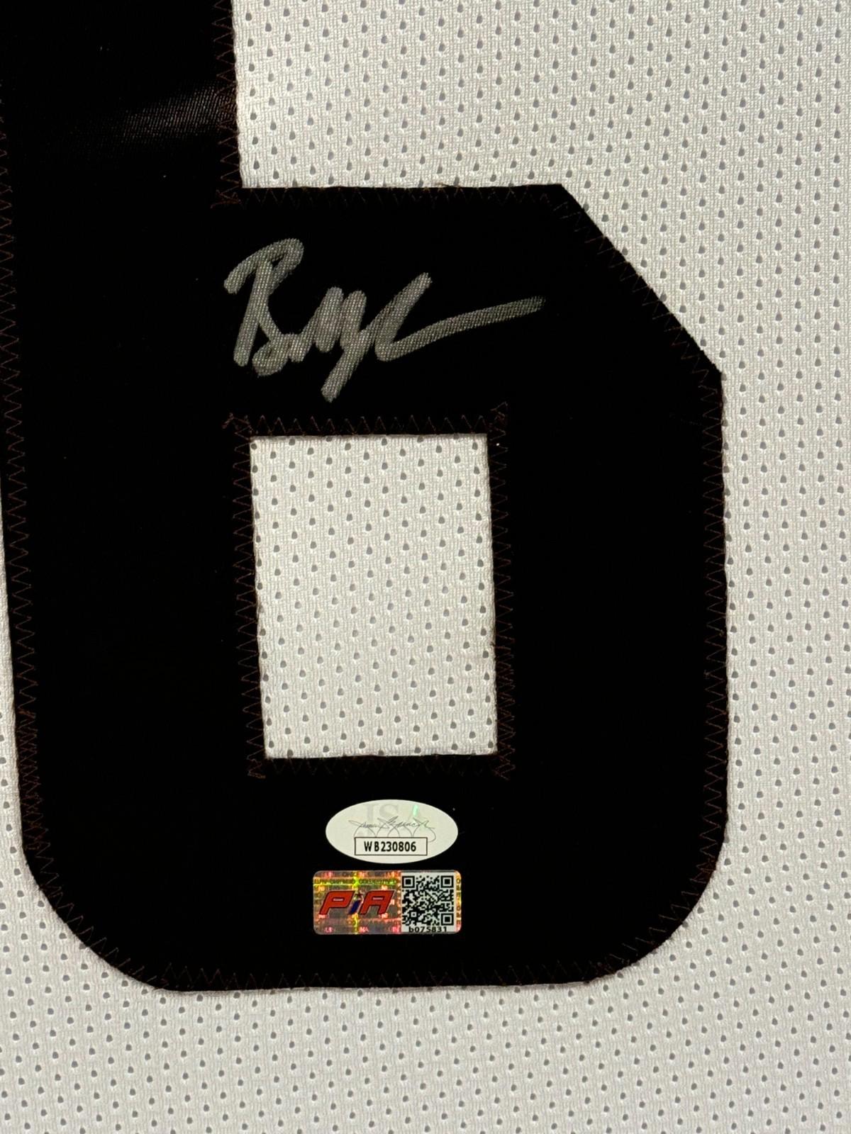 Baker Mayfield Signed Jersey Framed W/ JSA COA Cleveland Browns White Auto