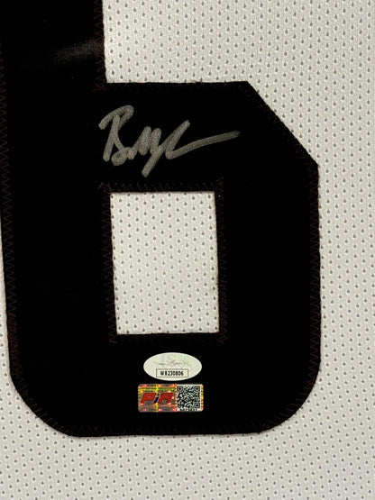 Baker Mayfield Signed Jersey Framed W/ JSA COA Cleveland Browns White Auto