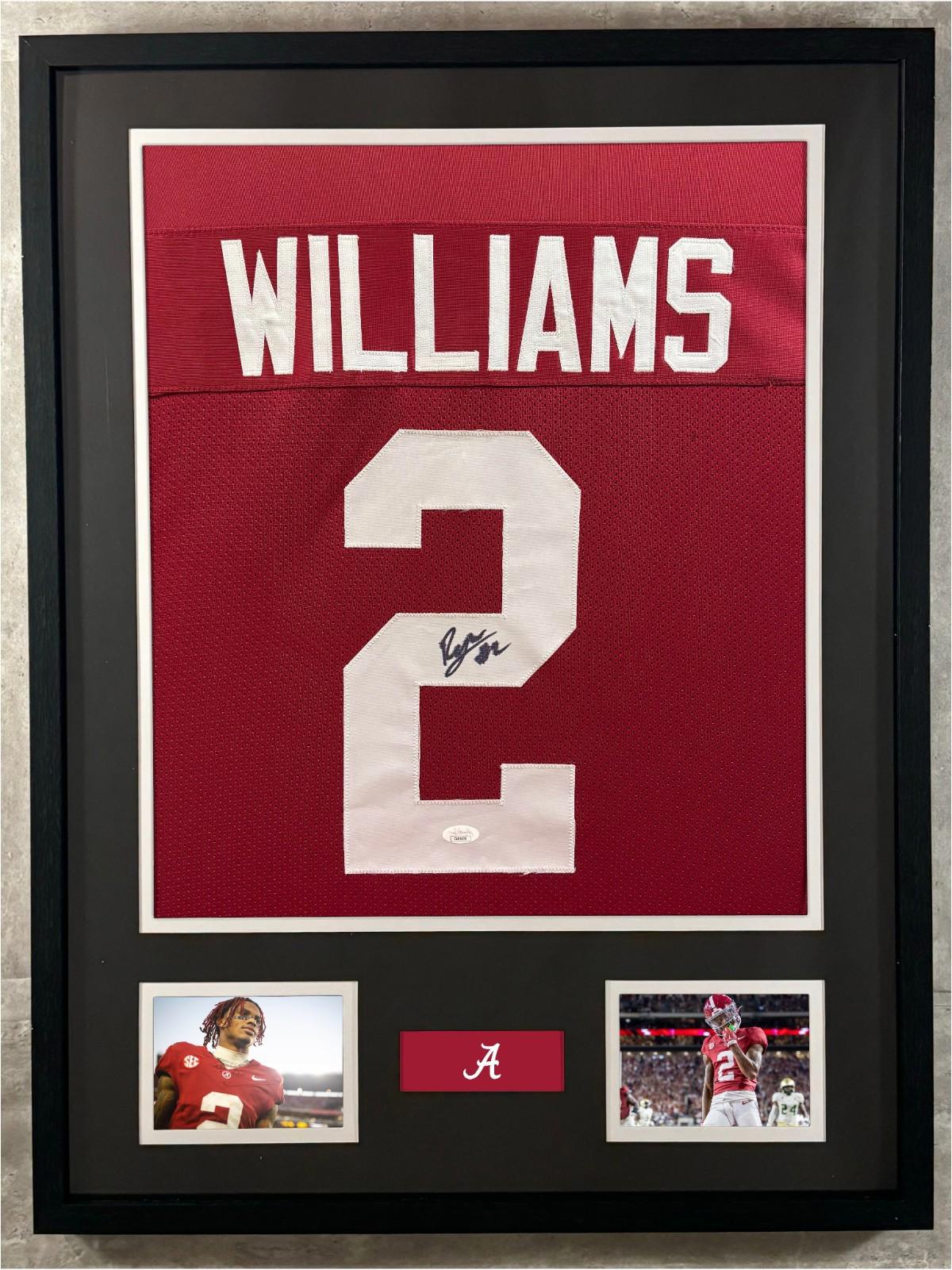 Ryan Williams Signed Jersey Framed W/ JSA COA Alabama Crimson Tide Red Auto