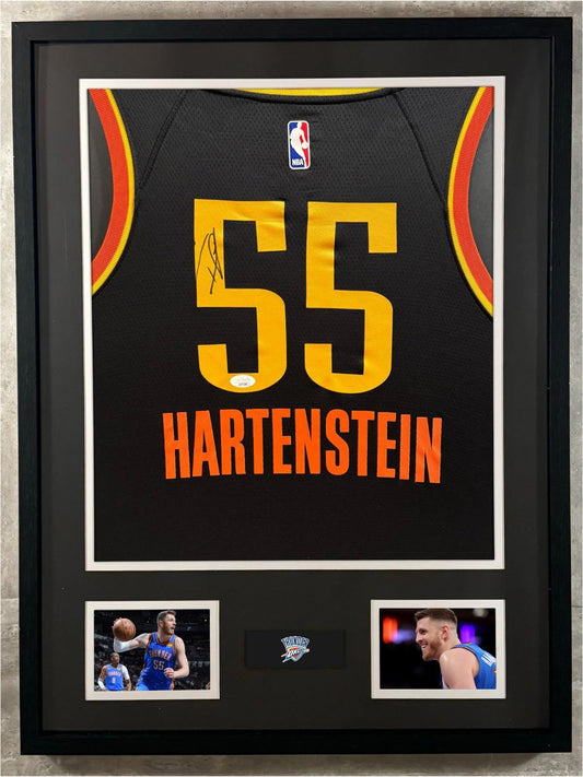Isaiah Hartenstein Signed Nike Jersey Framed W/ JSA COA Oklahoma City Thunder
