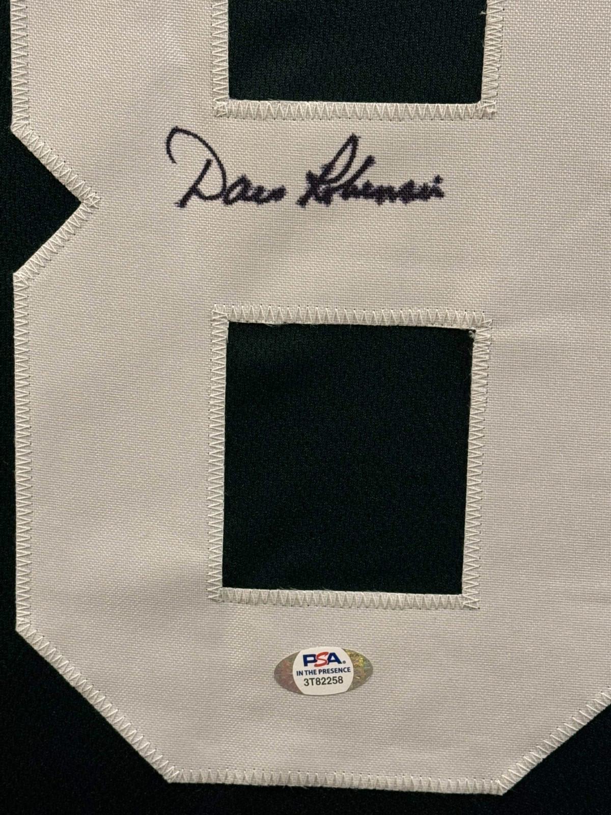 Dave Robinson Signed Jersey Framed W/ PSA COA Green Bay Packers Green Auto