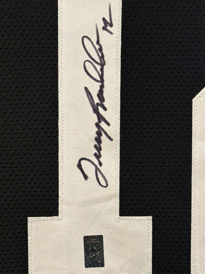 Terry Bradshaw Signed Jersey Framed W/ Bradshaw COA Pittsburgh Steelers Auto