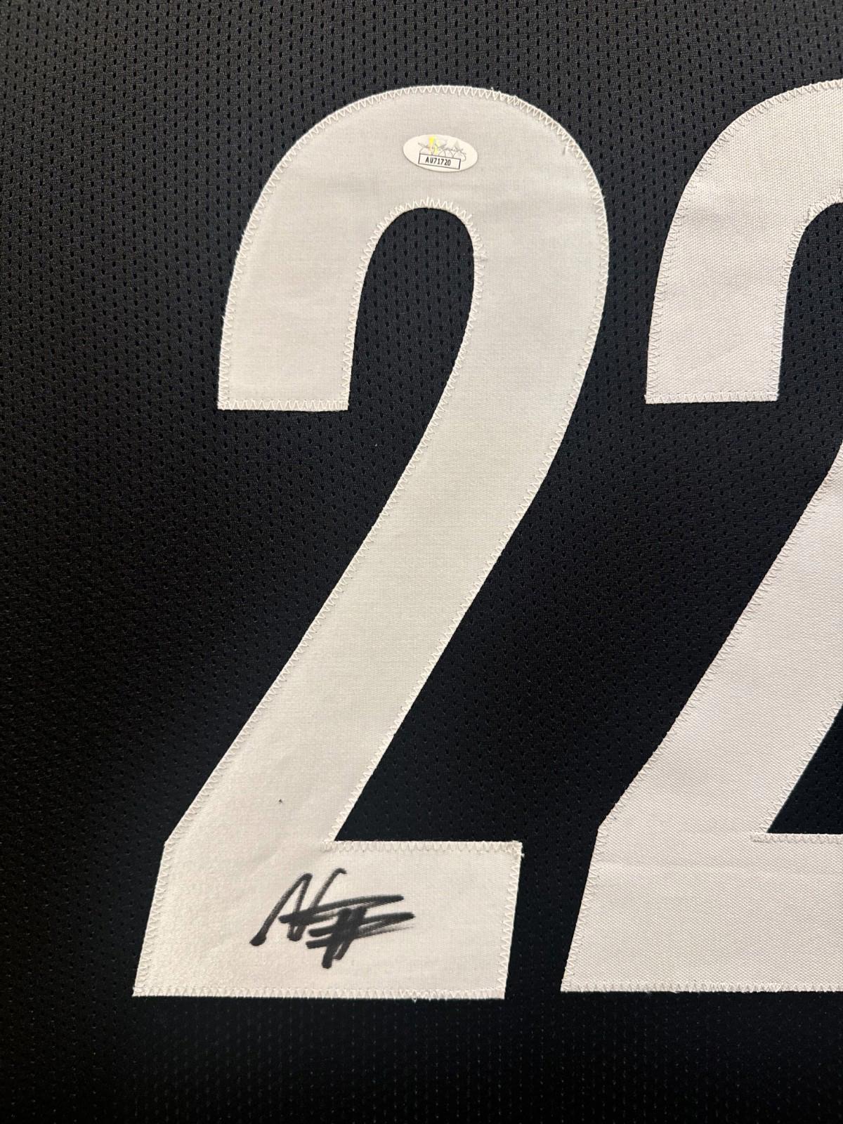 Najee Harris Signed Jersey Framed W/ JSA COA Pittsburgh Steelers Black Auto