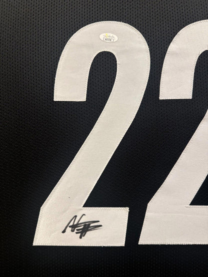Najee Harris Signed Jersey Framed W/ JSA COA Pittsburgh Steelers Black Auto
