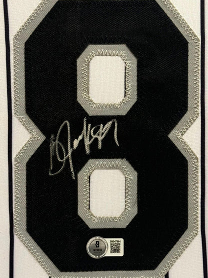 Bo Jackson Signed Jersey Framed W/ Beckett BAS COA Chicago White Sox White Auto