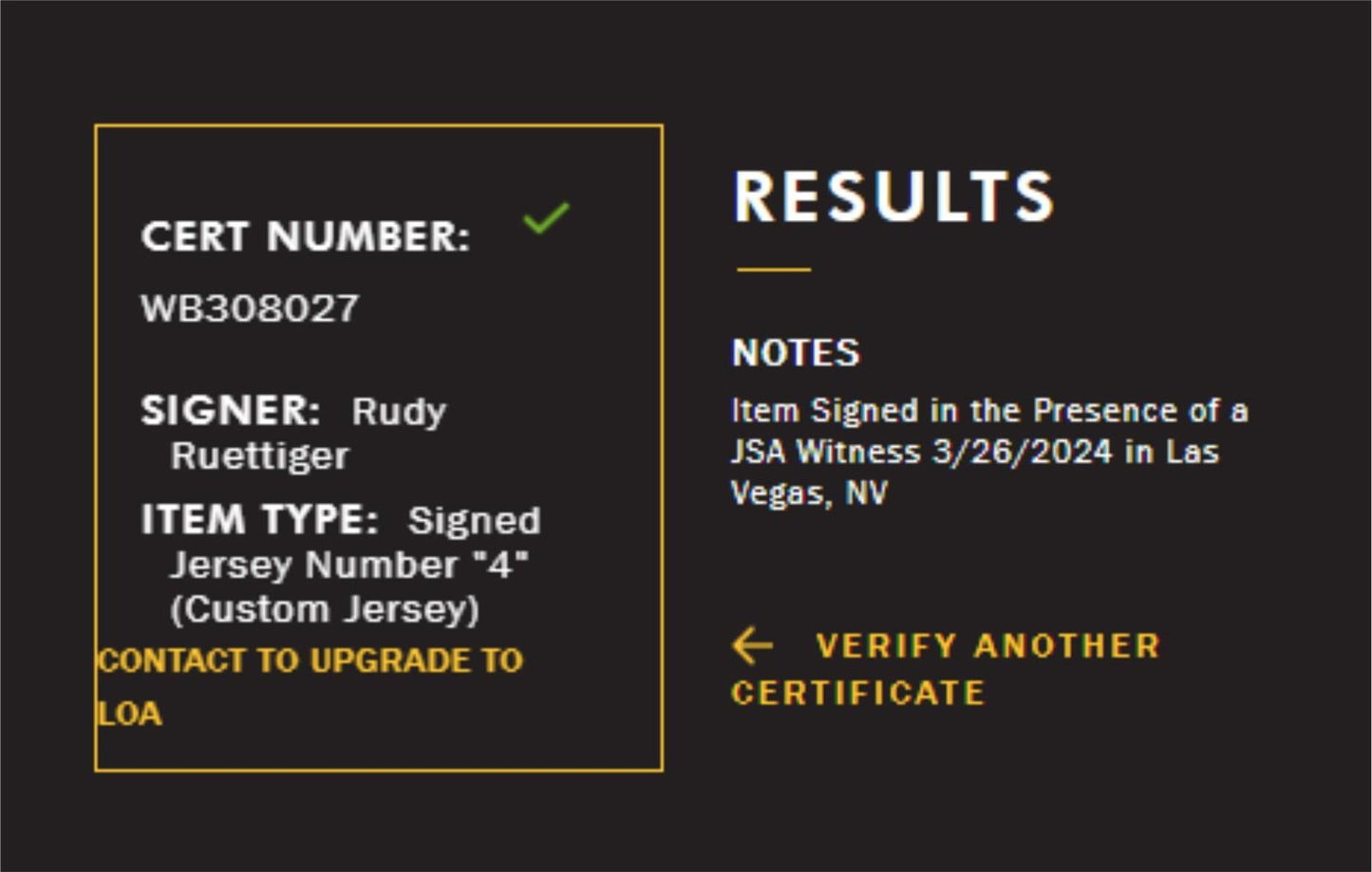 Rudy Ruettiger Signed Jersey Framed W/ JSA COA Notre Dame Fighting Irish Navy