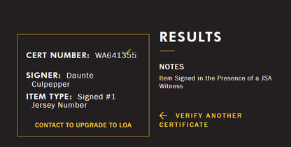 Daunte Culpepper Signed Jersey Framed W/ JSA COA Minnesota Vikings Purple Auto