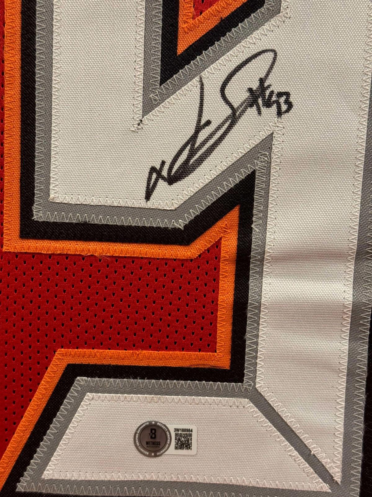 Ndamukong Suh Signed Jersey Framed W/ Beckett BAS COA Tampa Bay Buccaneers Red