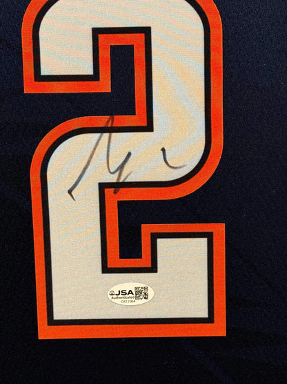 Shai Gilgeous-Alexander Signed Nike Jersey Framed W/ JSA COA OKC Thunder SGA