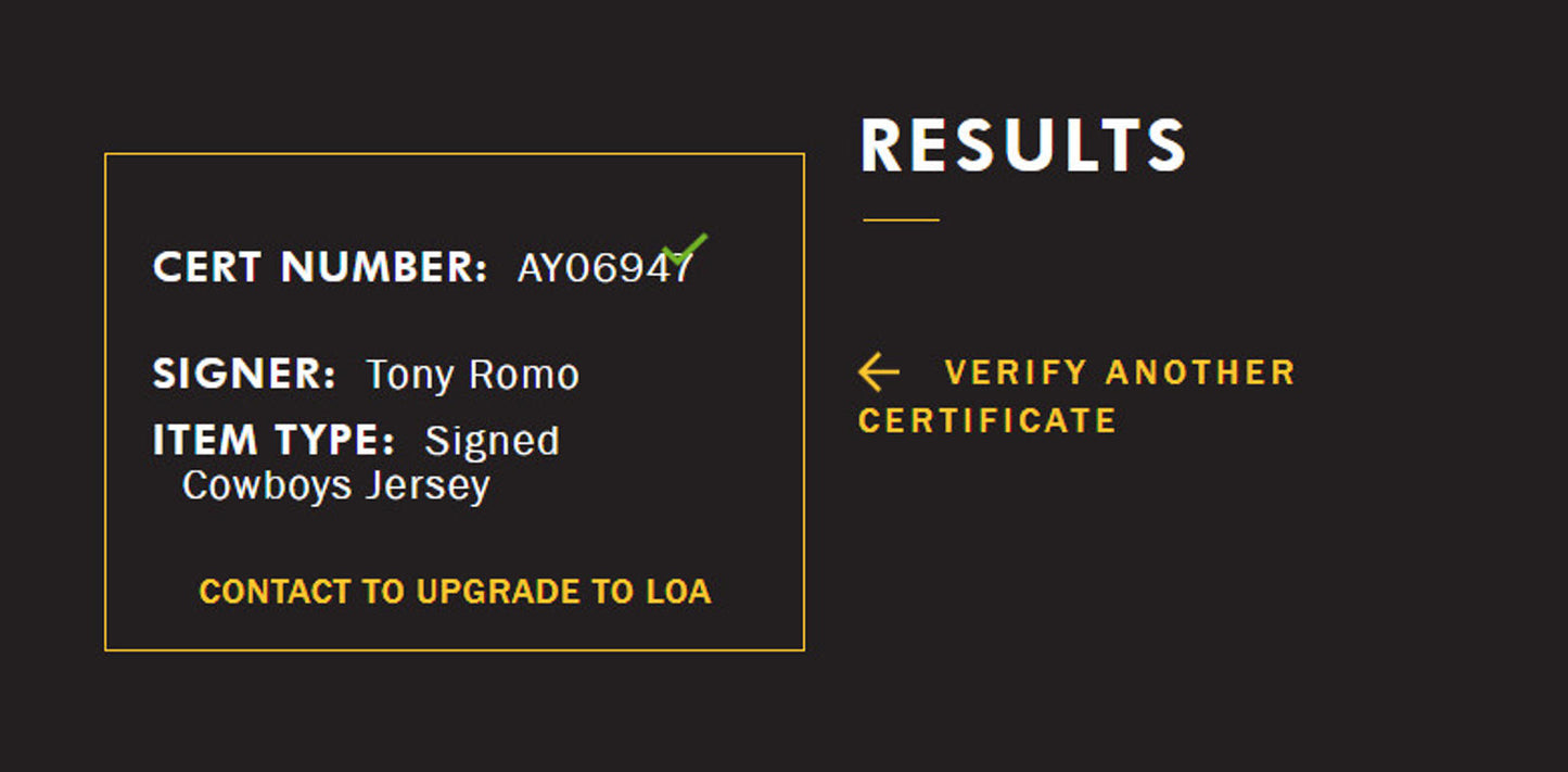 Tony Romo Signed Jersey Framed W/ JSA COA Dallas Cowboys Blue Auto Display