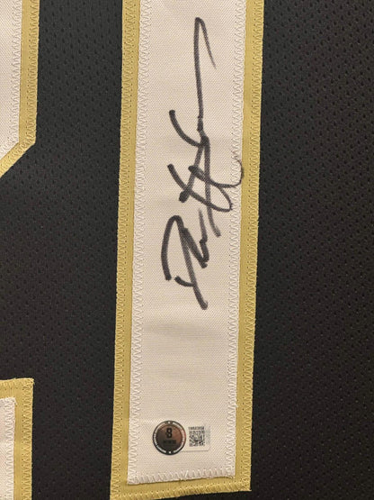 Deion Sanders Signed Jersey Framed W/ Beckett BAS COA Colorado Buffaloes Black