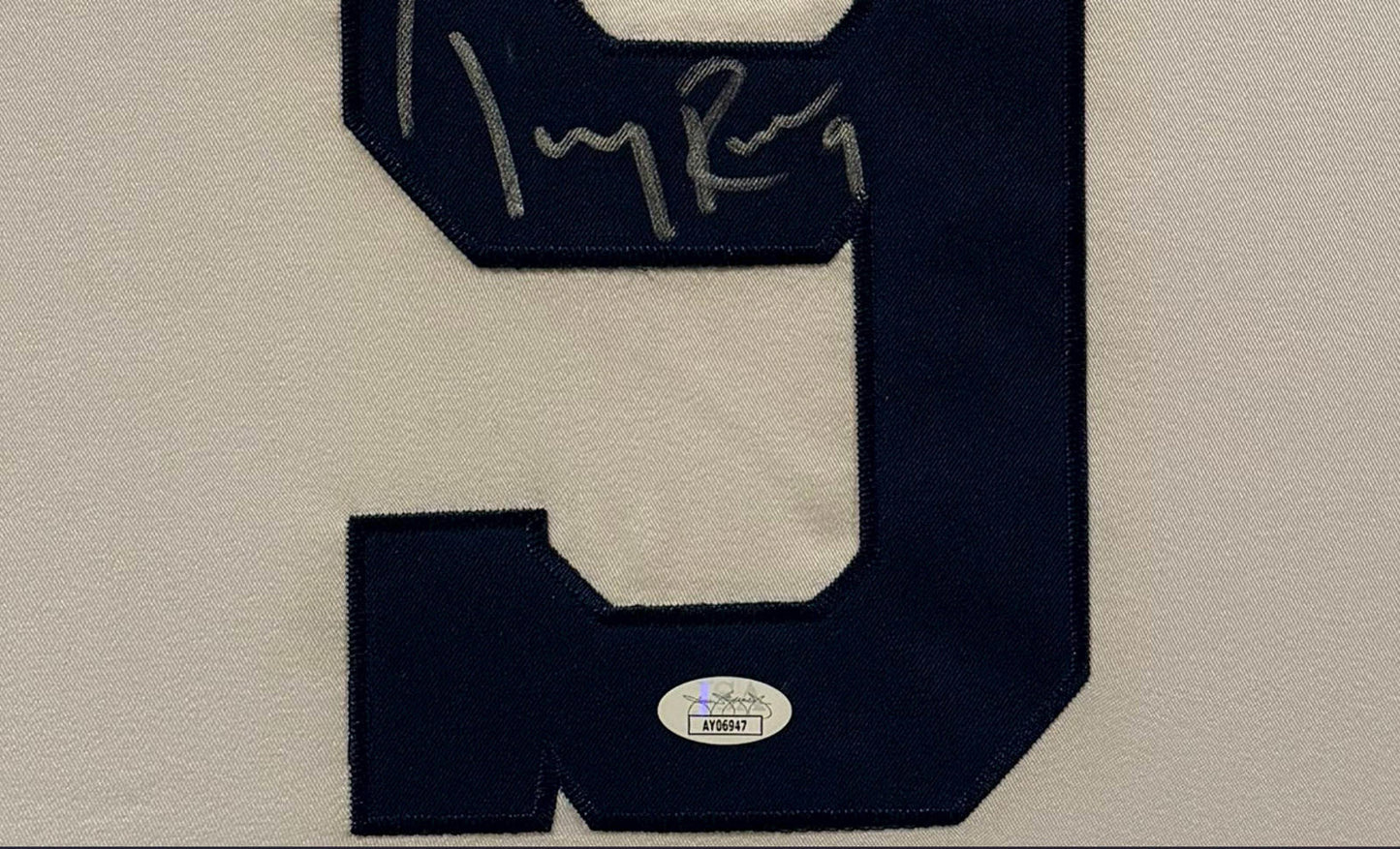 Tony Romo Signed Jersey Framed W/ JSA COA Dallas Cowboys Blue Auto Display