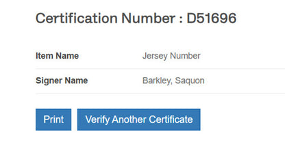 Saquon Barkley Signed Jersey Framed W/ Beckett BAS COA Philadelphia Eagles Green